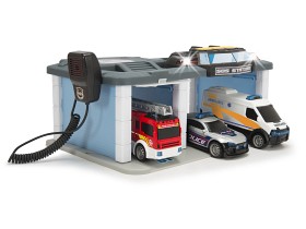 Bild på Dickie Toys - Polisstation med räddningsbilar