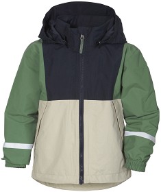 Bild på Didriksons Block Kids 2 Skaljacka (Marinblå/Grön/Beige)