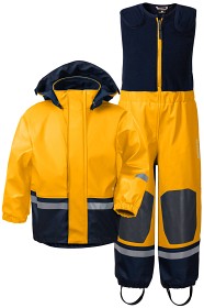 Bild på Didriksons Boardman Fodrat Regnställ Set C (Out yellow)