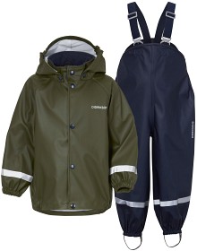 Bild på Didriksons Slaskeman Regnställ (Deep Green)