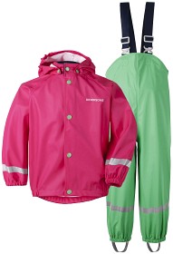 Bild på Didriksons Slaskeman Regnställ (Fuchsia)