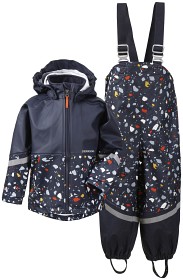 Bild på Didriksons Waterman Printed Kids Set (Navy terazzo)