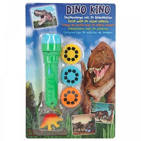 Bild på Dino World Ficklampa med visuell effekt