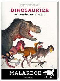 Bild på Dinsaurier och andra urtidsdjur (Målarbok)