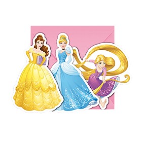Bild på Disney Princess Inbjudningskort (6 st)