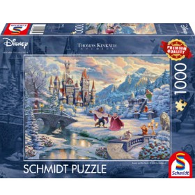 Bild på Disney Pussel Skönheten & Odjuret Vintermagi (1000-bitar)