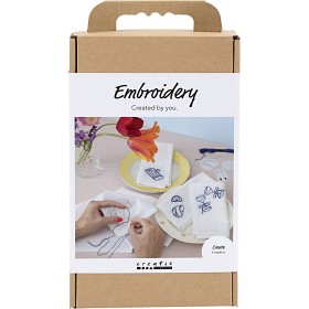 Bild på Creativ Company Kit Broderi Servetter