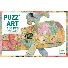 Bild på Djeco Pussel 150-bitar (Whale)