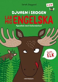 Bild på Djuren i skogen lär mig engelska (Pysselbok)