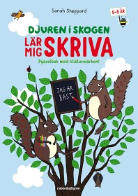 Bild på Djuren i skogen lär mig skriva (Pysselbok)
