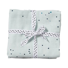 Bild på Done by Deer Dreamy Dots Filtar 70x70cm 2-pack (Blå)