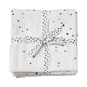 Bild på Done by Deer Dreamy Dots Filtar 70x70cm 2-pack (Vit)