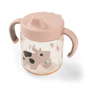 Bild på Done By Deer Pipmugg med två handtag Tiny Farm (Powder)