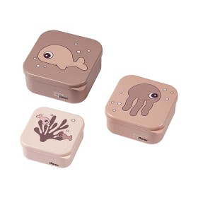 Bild på Done By Deer Snack Box 3-p Sea Friends (Powder)