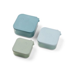 Bild på Done By Deer Snack Box 3-pack Deer Friends (Blue)