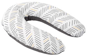 Bild på Doomoo Amning-Gravidkudde Large (Melerad Grå)