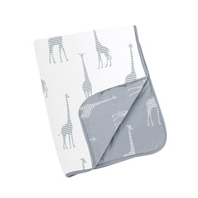 Bild på Doomoo Vadderad Filt (Giraff Grå)