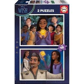 Bild på Educa Disney Wish Pussel (2x48-bitar)