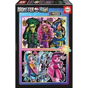 Bild på Educa Monster High Pussel  (2x100-bitar)