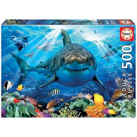 Bild på Educa Pussel Great White Shark (500-bitar)