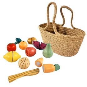 Bild på Egmont Toys Frukt- och grönsaksset i korg