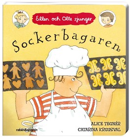 Bild på Ellen och Olle sjunger Sockerbagaren (Vispekbok)