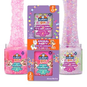 Bild på Elmer's Gue Färdigt slajm 2-pack (Animal Party)