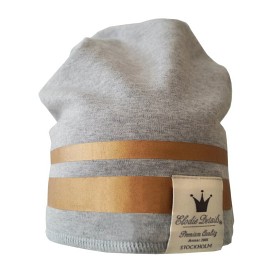 Bild på Elodie Details Mössa Beanies Grey Gold (0-6 mån)