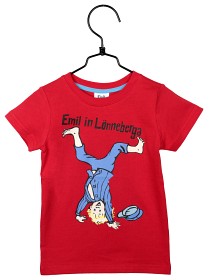 Bild på Emil i Lönneberga Munter T-shirt (Röd)