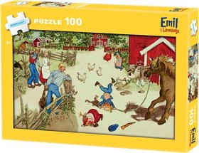 Bild på Kärnan Emil i Lönneberga Pappussel (100-bitar)