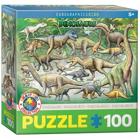 Bild på Eurographics Pussel Dinosaurs 100-bitar