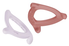 Bild på Everyday Baby Bitring Silikon 2-pack (Light Lavender/Nature Red)