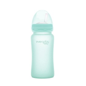Bild på Everyday Baby Sugrörsflaska Glas (Grön)