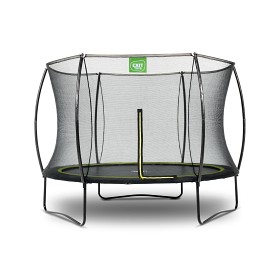 Bild på EXIT Silhouette Studsmatta med säkerhetsnät 244 cm (Svart)