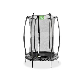 Bild på EXIT Tiggy junior Studsmatta med säkerhetsnät 140 cm (Svart/grå)