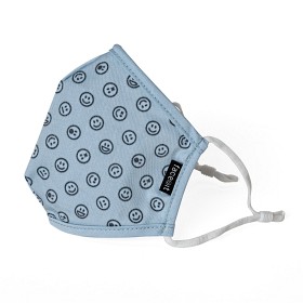 Bild på FaceIt Munskydd Pastel Blue Emoji 1-pack (Blå)