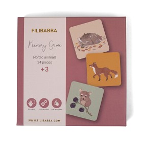 Bild på Filibabba Memory Spel (Nordiska Djur)