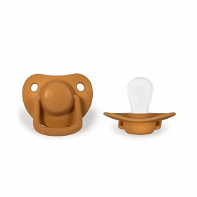 Bild på Filibabba Napp Silikon 2-pack 0-6m (Golden Mustard)