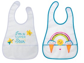 Bild på Fillikid Haklapp 2-pack (Sol)