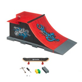 Bild på Finger skateboard ramp set Böjd ramp 