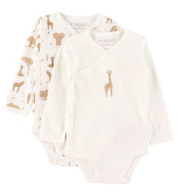 Bild på Fixoni omlottbody 2-pack (Off White)