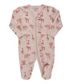 Bild på Fixoni Pyjamas med fötter (Soft Rose)