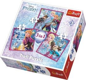 Bild på Disney Frozen  3-i-1 Pussel
