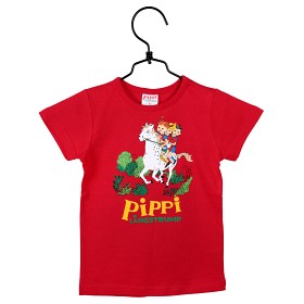 Bild på Pippi Långstrump Galoppera T-shirt Röd