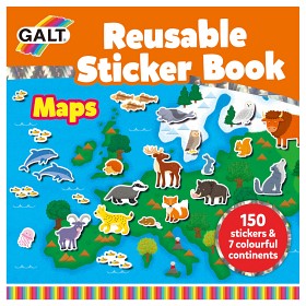 Bild på Galt Stickersbok (Kartor)