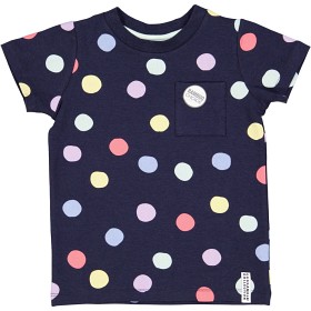 Bild på Geggamoja Bambu T-shirt Multiprick (Navy)