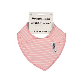 Bild på Geggamoja Classic Drybib (Rosa/Vit)