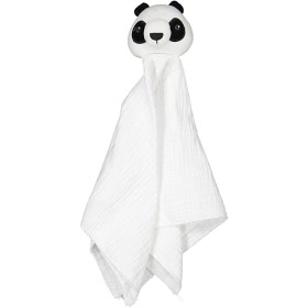 Bild på Geggamoja Snuttefilt (Panda Svart/Vit)