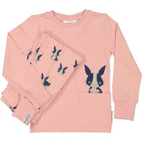 Bild på Geggamoja Tvådelad Pyjamas (Kanin Rosa)