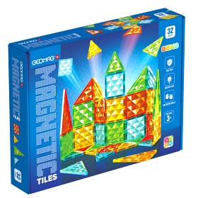 Bild på Geomag Gems Magnetbrickor 32-delar